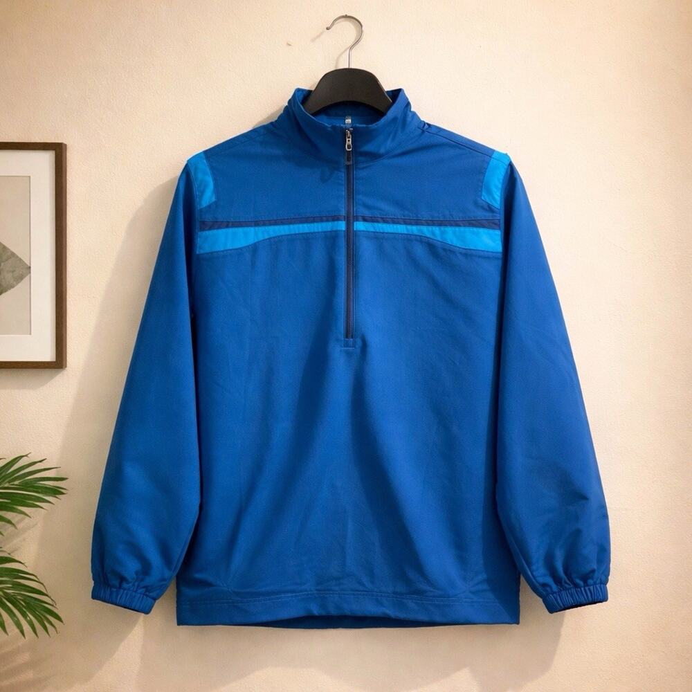 Nike Golf Pullover Windbreaker Mens Blue Lightweight Athletic‎ Jacket Large